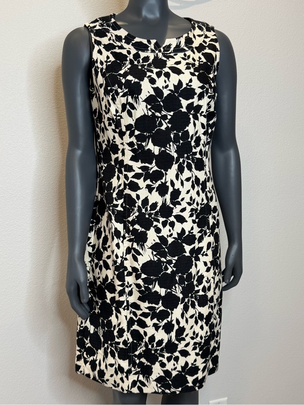 Talbots Floral Midi Dress Petite Women’s Size 14P  Zip Up NWT